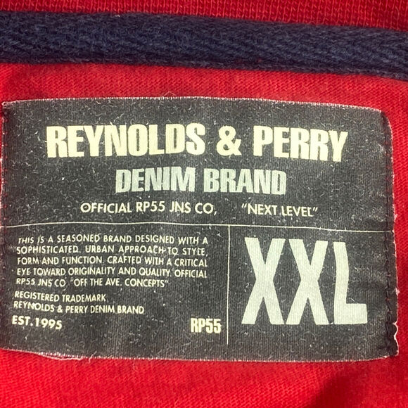 Vintage, RP55 Red, REYNOLDS & PERRY NEX-LVL Long Sleeve Shirt Men's XXL - Picture 12 of 12
